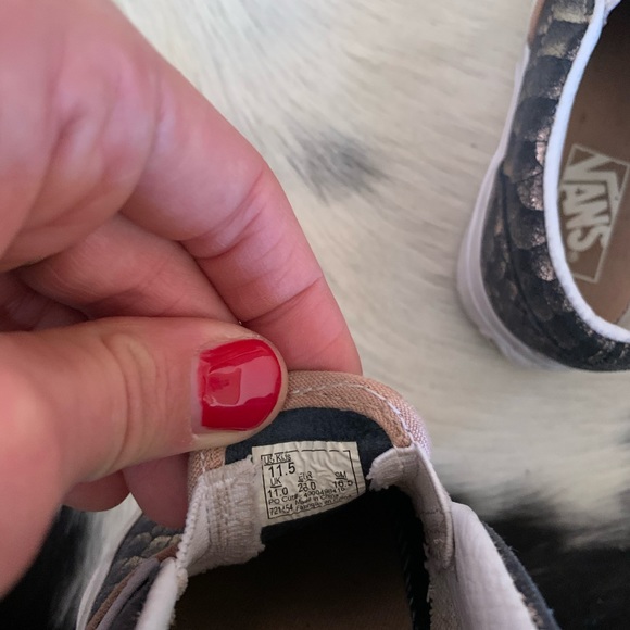 VANS//snake skin slip on - Picture 4 of 6